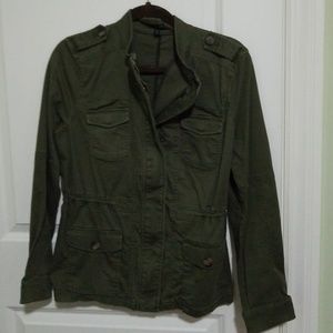 Military green jacket